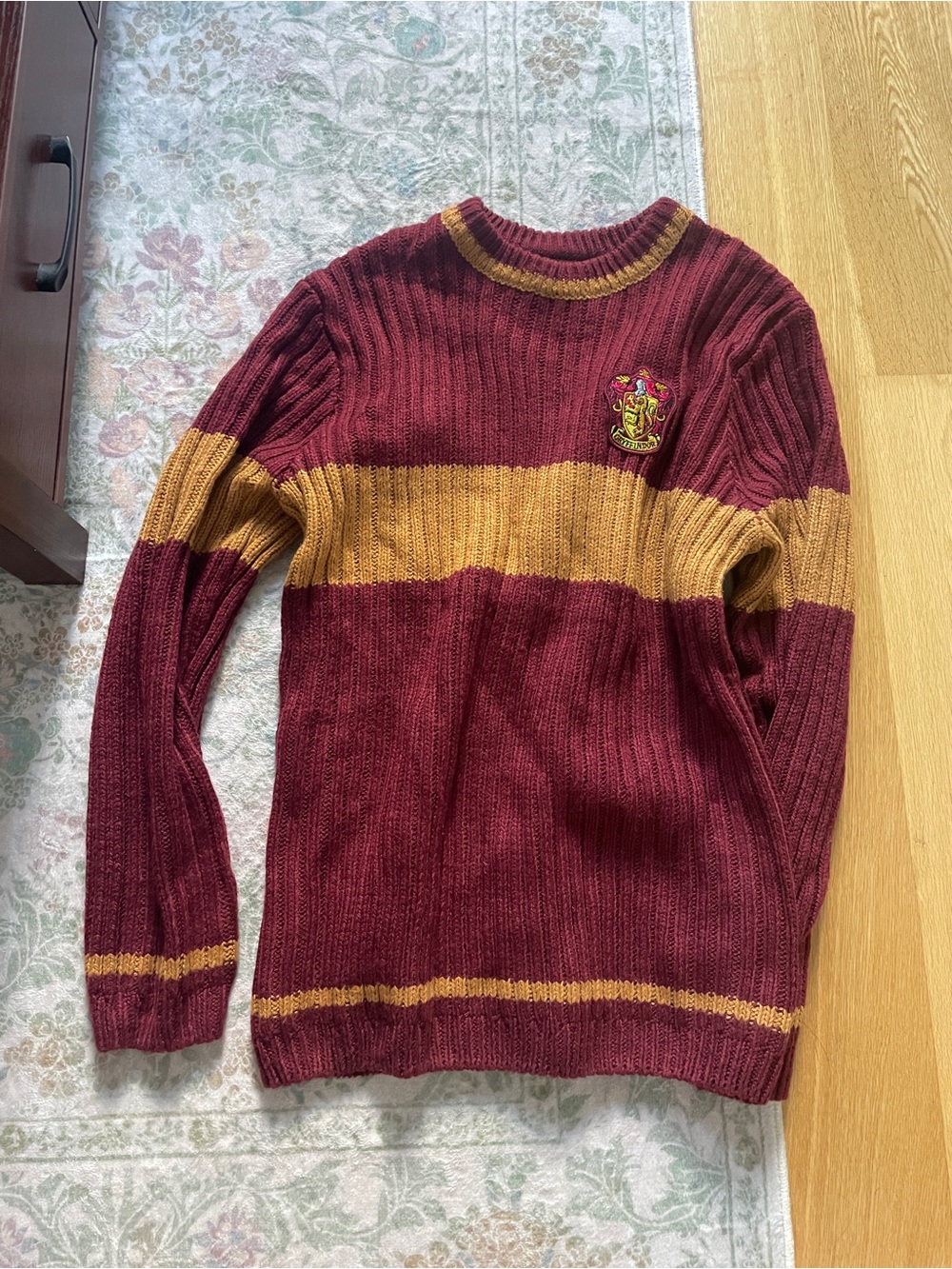 Men's Burgundy Crewneck Gryffindor Sweater